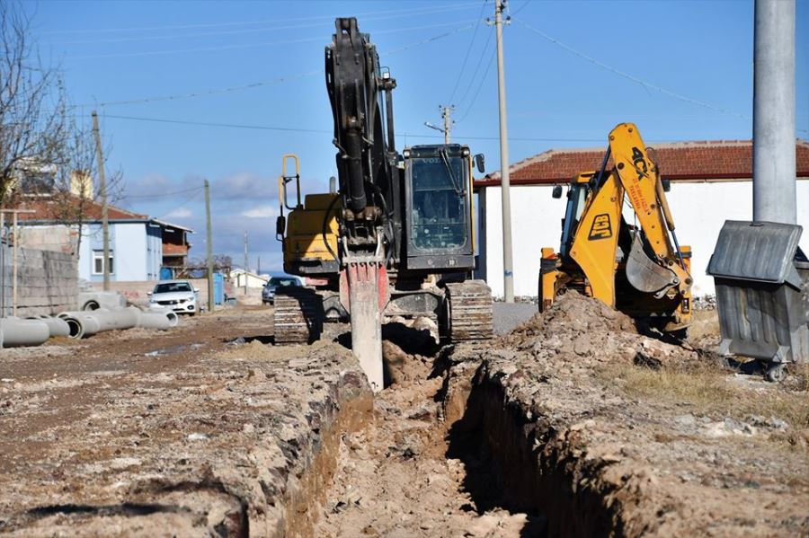 AKSARAY BELEDİYESİ ALT YAPI ÇALIŞMALARI DEVAM EDİYOR