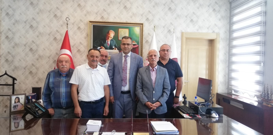 68 Aksaray Gazeteciler Cemiyeti Üyelerinden  Başsavcı Aydemir, e Makamında ziyaret