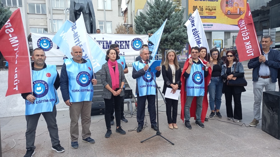 TÜRK EĞİTİM SEN BASIN AÇIKLAMASI