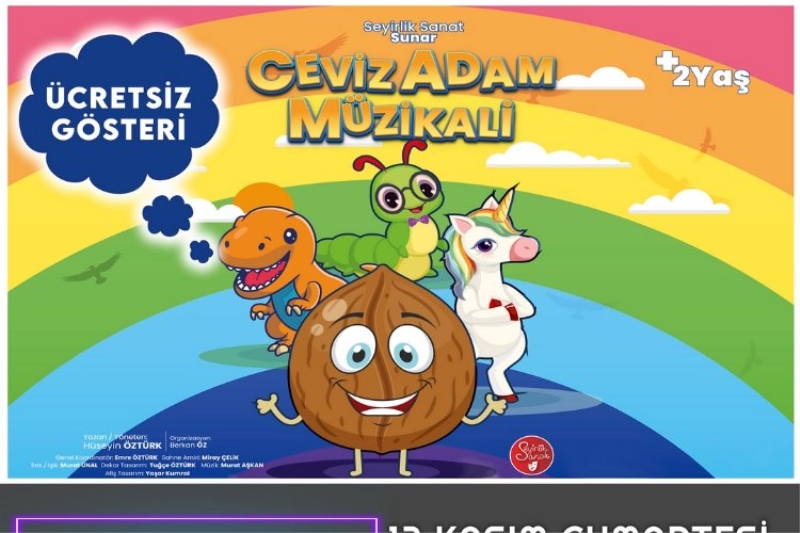 Ceviz Adam müzikalinde bilet dağıtımı sürüyor