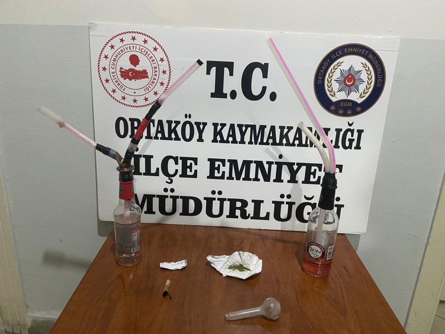 Ortaköy ilçe emniyet müdürlüğü ekipleri uyuşturucu ile mücadele devam ediyor 