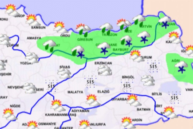 4 ile kar uyarısı! Türkiye