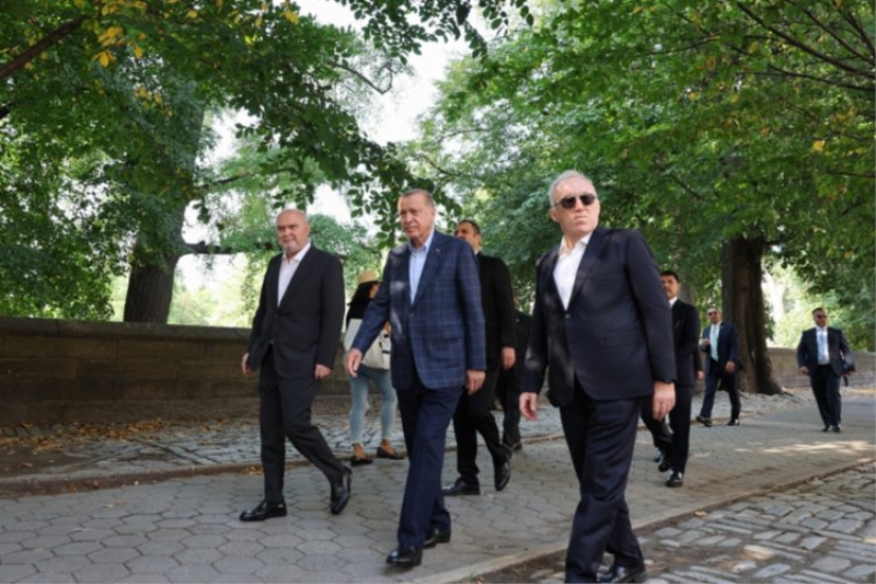 Cumhurbaşkanı Erdoğan, Central Park’ta 
