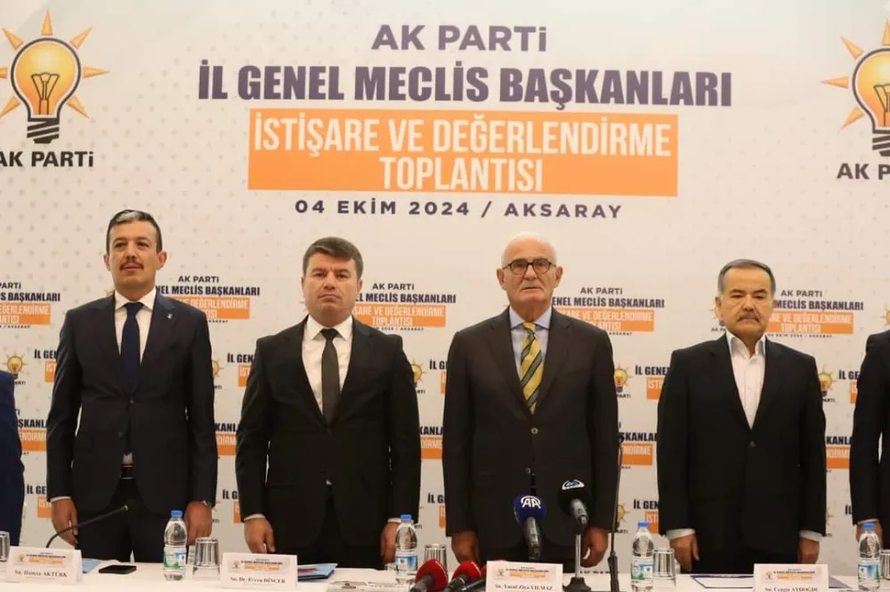 Ak Partili 34 İlin İl Genel Meclis Başkanları Aksaray’da Buluştu