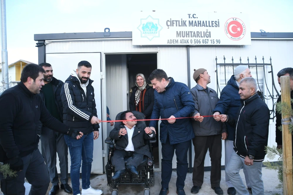 Hayatta Engel Yok: Çiftlik Mahallesi Muhtarlık Ofisi Hizmete Açıldı