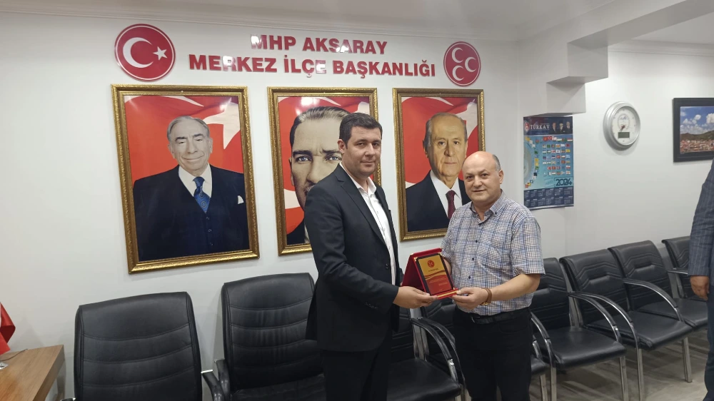 MHP AKSARAY MERKEZ İLÇE TEŞKİLATIMIZDA BAYRAK DEĞİŞİMİ