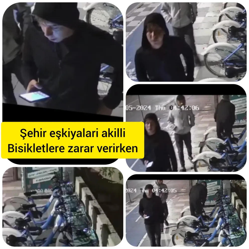 Aksaray’da Akıllı Bisikletlere Zarar Verildi