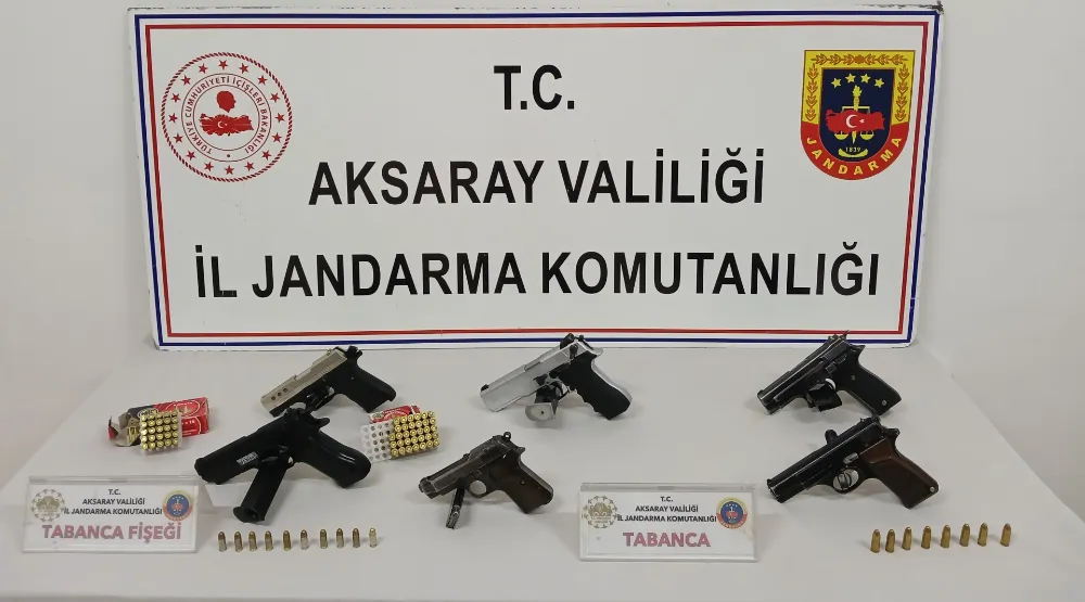 Aksaray’da Kaçak Silah Ticareti Operasyonu: 1 Kişi Tutuklandı