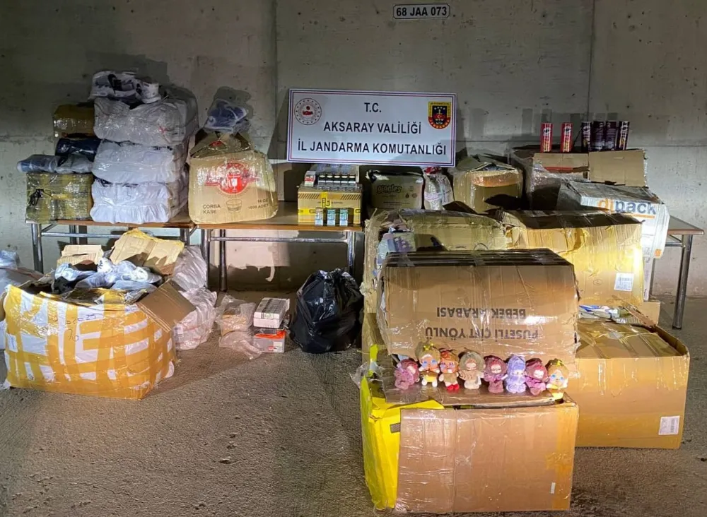 Aksaray’da Kaçak Ürün Operasyonu: 3 Milyon TL’lik Malzeme Ele Geçirildi