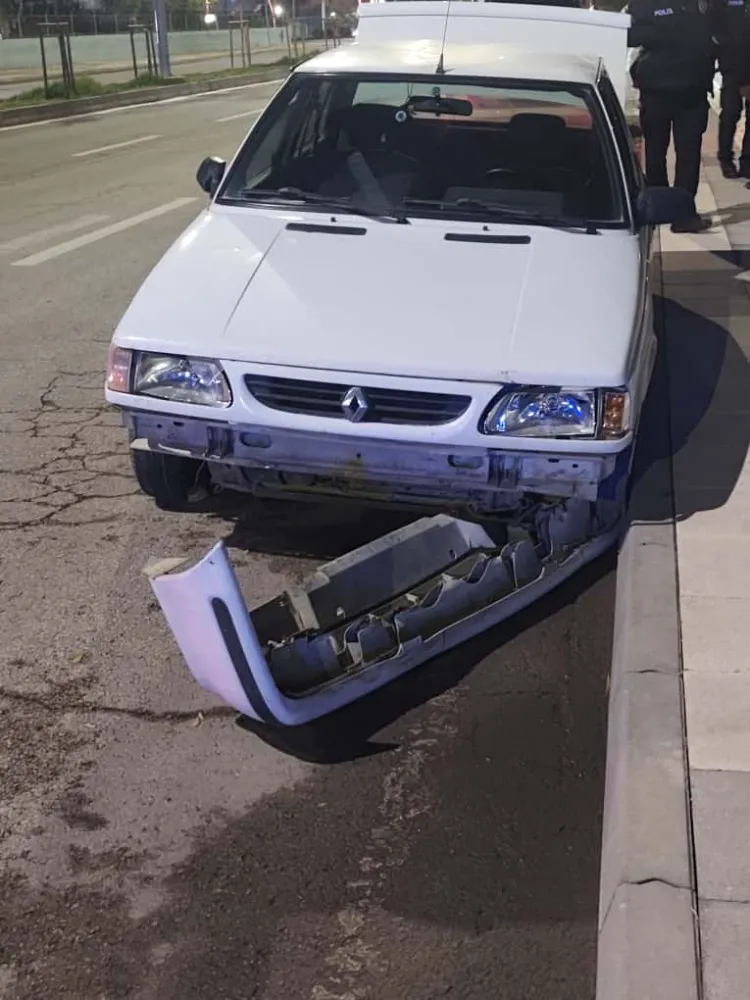 Aksaray’da ‘Dur’ İhtarına Uymayan Sürücü Kaza Sonrası Yakalandı