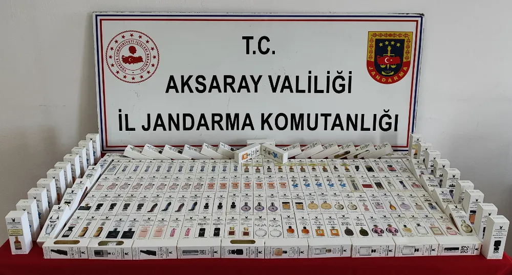 Aksaray’da Kaçak Parfüm Operasyonu: 1.170.000 TL Değerinde Ürün Ele Geçirildi