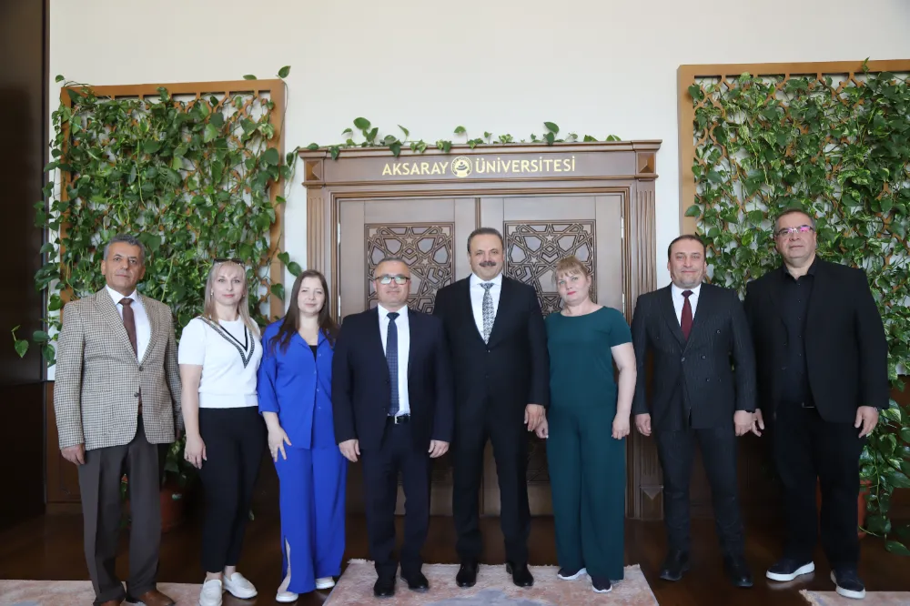 Rektör Arıbaş, Moldova Komrat Üniversitesi heyetini ağırladı