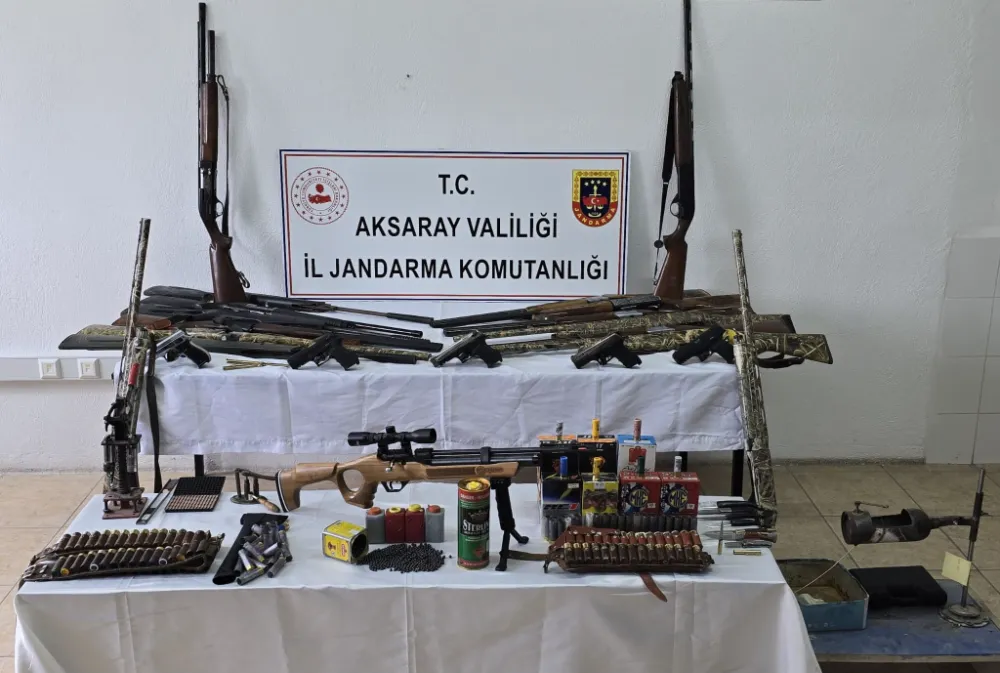Aksaray’da Jandarmadan Eş Zamanlı Silah Operasyonu: 7 Şahıs Hakkında Adli İşlem Başlatıldı