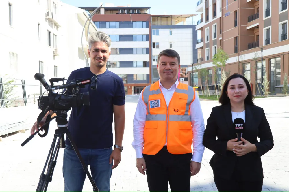 BELEDİYE BAŞKANI DR. EVREN DİNÇER, TRT HABER’DE HAMİDİYE KENTSEL DÖNÜŞÜM PROJESİNİ ANLATTI