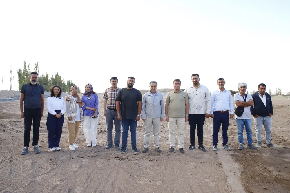 MİLLETVEKİLİ AYDOĞDU VE BAŞKAN DİNÇER, HOBİ BAHÇELERİNDE İNCELEMELERDE BULUNDU