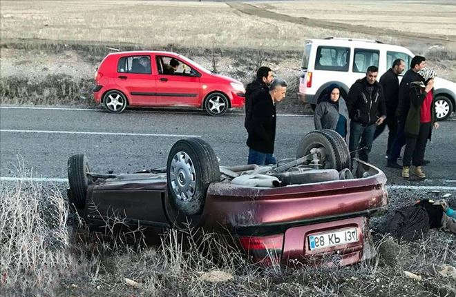 Aksaray Güzelyurt karayolunda kaza`1 kişi öldü 7 kişi yaralandı