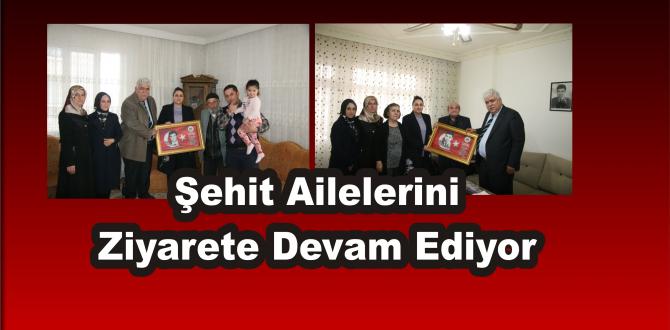 Yeşim Pekmez, Şehit Aileleri Ziyaretlerine Devam Ediyor