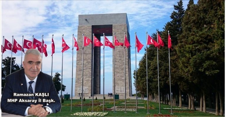 Kaşlı,Milli Mücadelenin İlk Kıvılcımıdır` Çanakkale