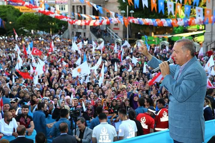Erdoğan, Aksaray?da halka hitap etti