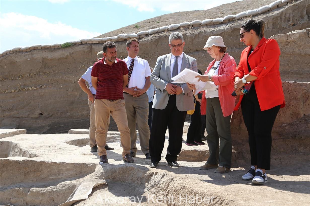 Aksaray Acemhöyük Kazı alanını ziyaret