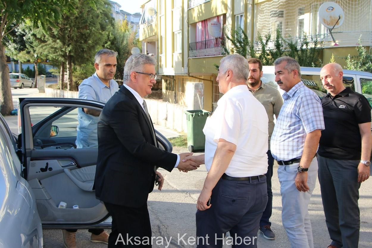 Vali Aykut Pekmez Canbulut ailesine taziye ziyaretinde bulundu