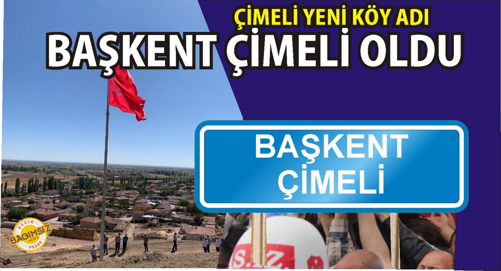 Aksaray`da Çimeli Yeniköy ismini değiştirdi