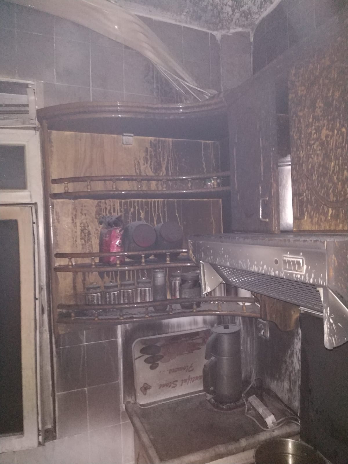 Mutfakta Çıkan Yangın Korkulu Anlar Yaşattı